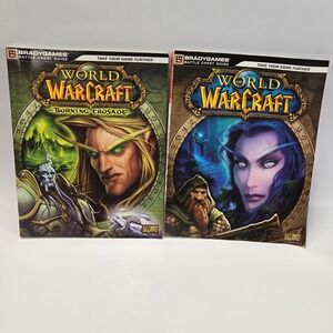World of Warcraft Battle Chest Guide Set Burning Crusade BradyGames Strategy 2pc